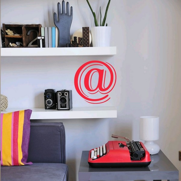 Example of wall stickers: Arobase